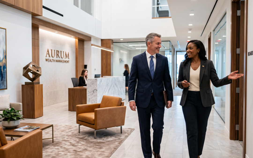 Office Interior Design for Private Equity, Investment Banking and Wealth Management Firms
